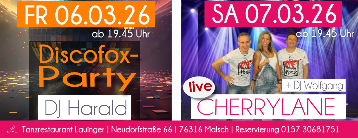 Tanzen und Feiern im Lauinger in Malsch