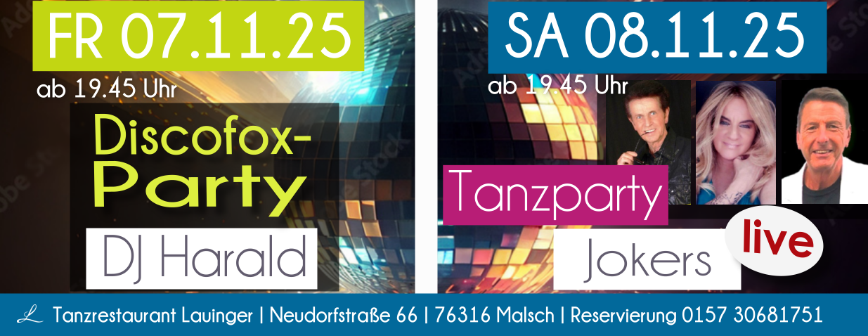 Tanzen und Feiern im Lauinger in Malsch