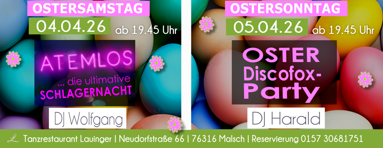 Tanzen und Feiern im Lauinger in Malsch Tanzen und Feiern im Lauinger in Malsch